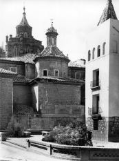 Plaza de la Marquesa o de Fray Anselmo Polanco. Fotografía de Francisco Blasco, entorno a 1955.